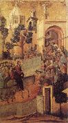 Duccio di Buoninsegna Christ Entering Jerusalem USA oil painting artist